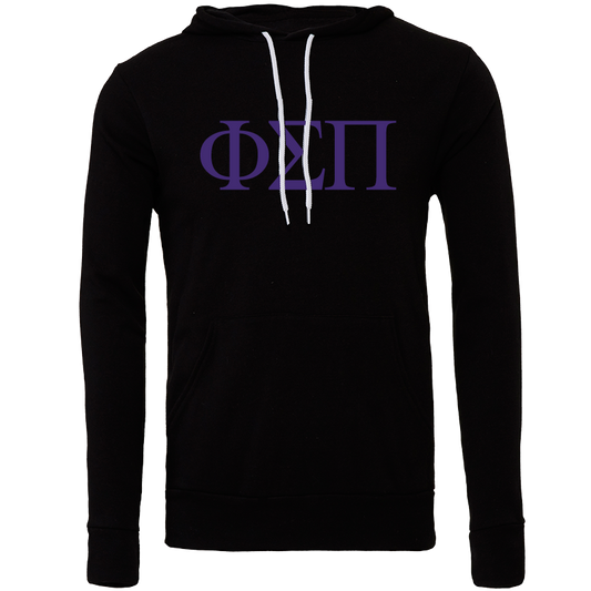 Phi Sigma Pi Lettered Hooded Sweatshirts