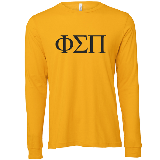Phi Sigma Pi Lettered Long Sleeve T-Shirts