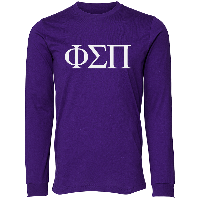 Phi Sigma Pi Lettered Long Sleeve T-Shirts