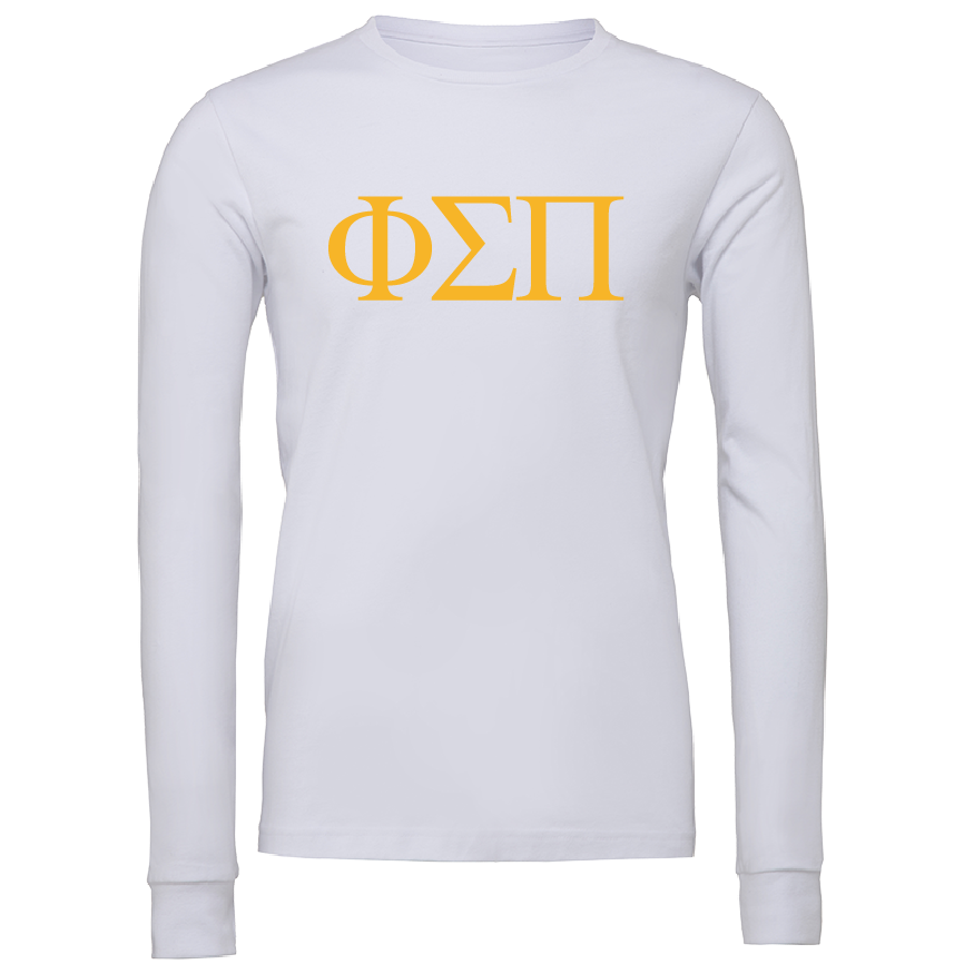 Phi Sigma Pi Lettered Long Sleeve T-Shirts