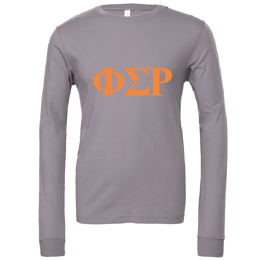 Phi Sigma Rho Lettered Long Sleeve T-Shirts