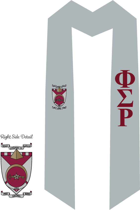 Phi Sigma Rho Graduation Stoles