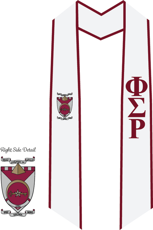 Phi Sigma Rho Graduation Stoles