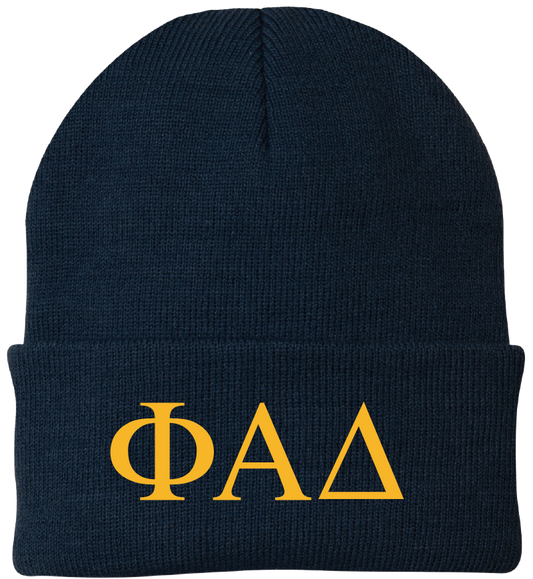 Phi Alpha Delta Lettered Beanies