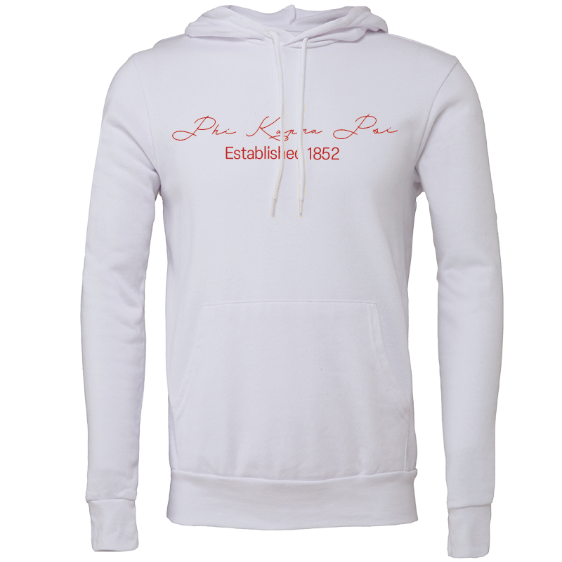 Phi Kappa Psi Embroidered Scripted Name Hooded Sweatshirts