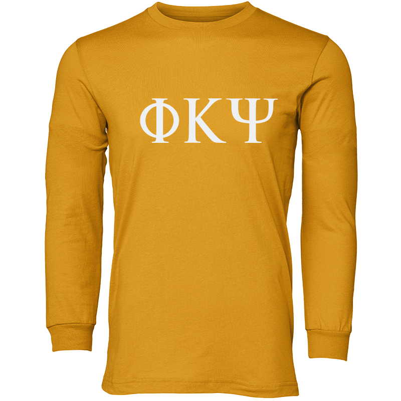 Phi Kappa Psi Lettered Long Sleeve T-Shirts