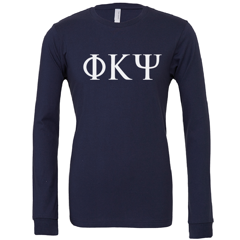 Phi Kappa Psi Lettered Long Sleeve T-Shirts