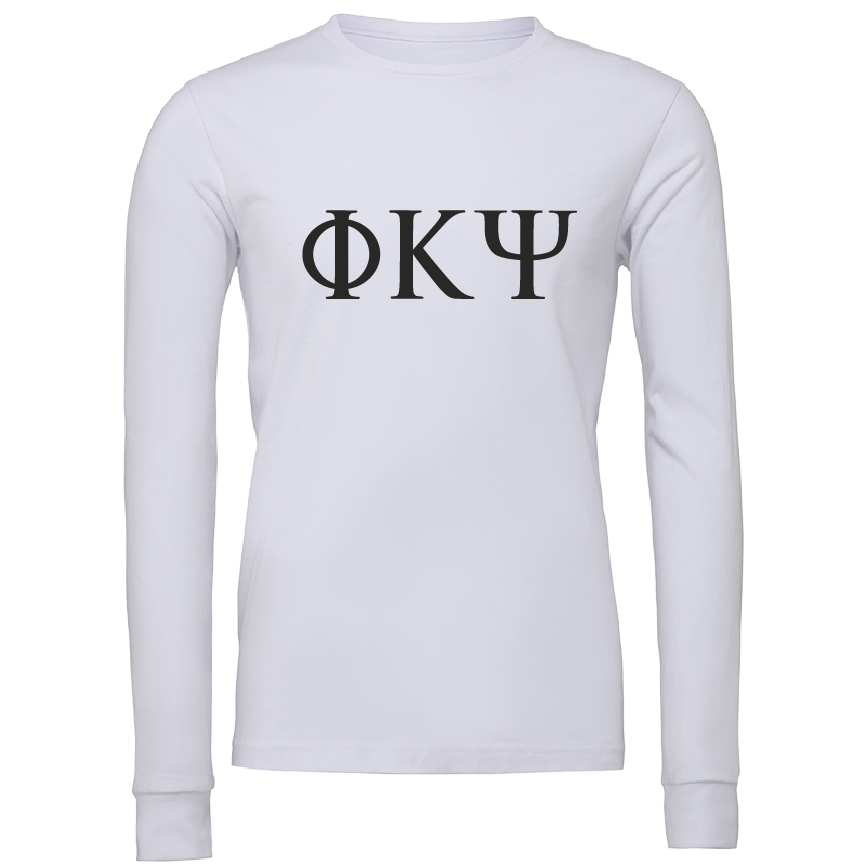 Phi Kappa Psi Lettered Long Sleeve T-Shirts