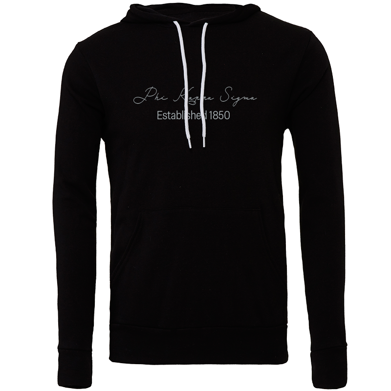 Phi Kappa Sigma Embroidered Scripted Name Hooded Sweatshirts