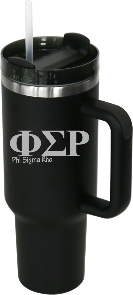 Phi Sigma Rho Lettered 40oz Tumblers