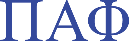 Pi Alpha Phi Stickers