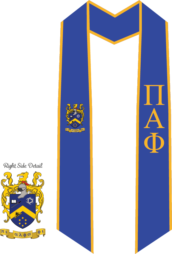 Pi Alpha Phi Graduation Stoles
