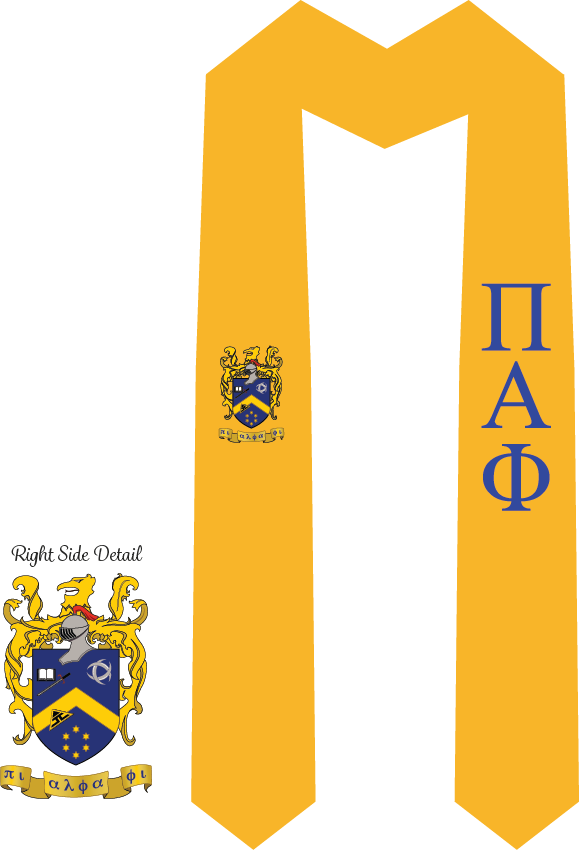 Pi Alpha Phi Graduation Stoles
