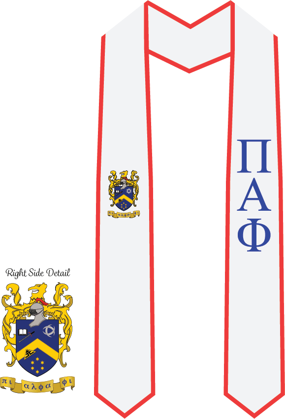 Pi Alpha Phi Graduation Stoles