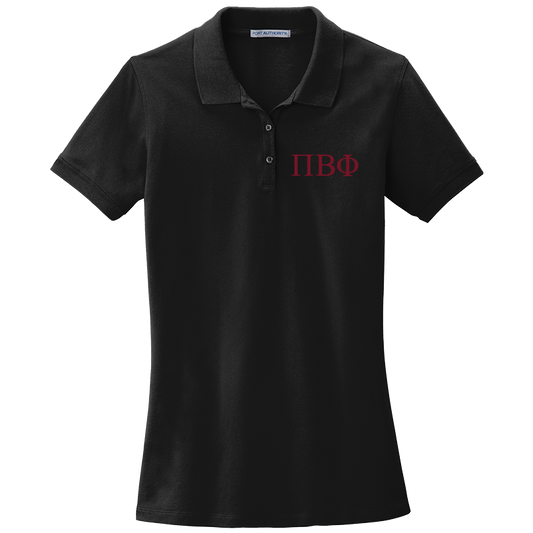 Pi Beta Phi Ladies' Embroidered Polo Shirt