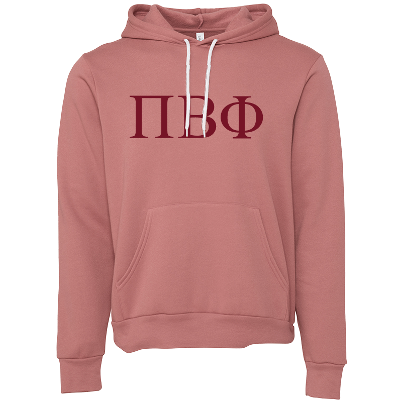 Pi Beta Phi Lettered Hooded Sweatshirts