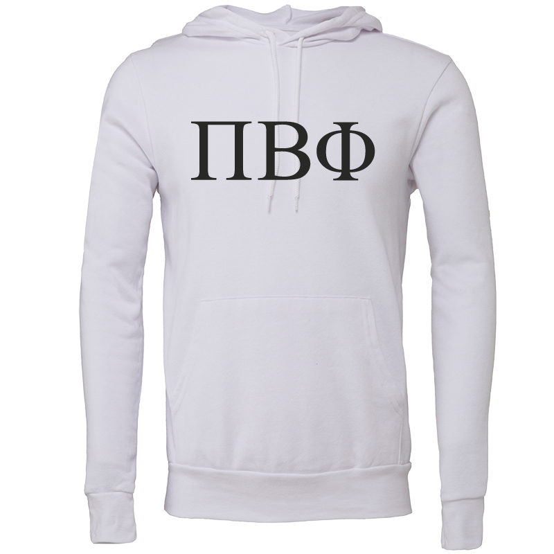 Pi Beta Phi Lettered Hooded Sweatshirts