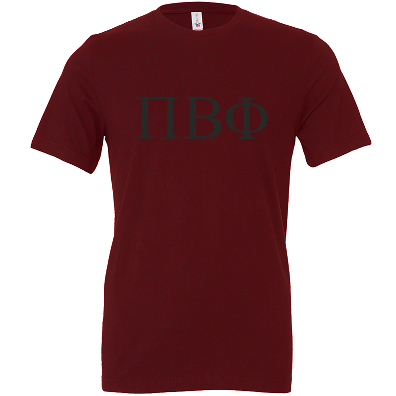 Pi Beta Phi Lettered Short Sleeve T-Shirts