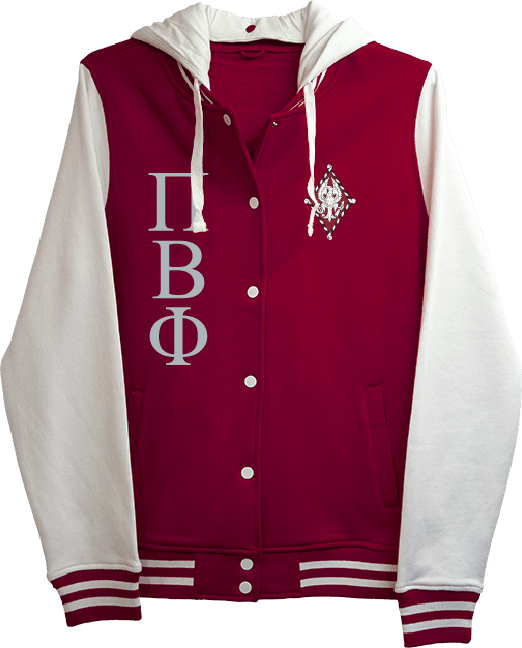 Pi Beta Phi Varsity Hooded Sweatshirt