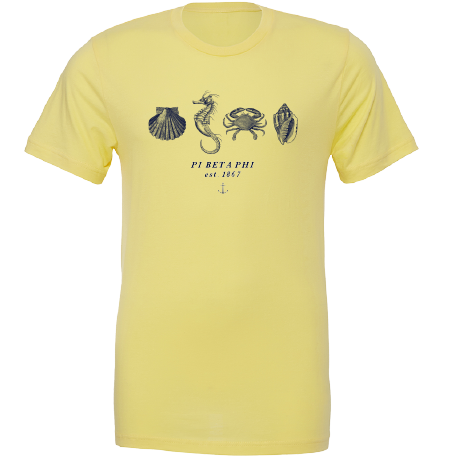 Pi Beta Phi Nautical Graphic T-Shirts