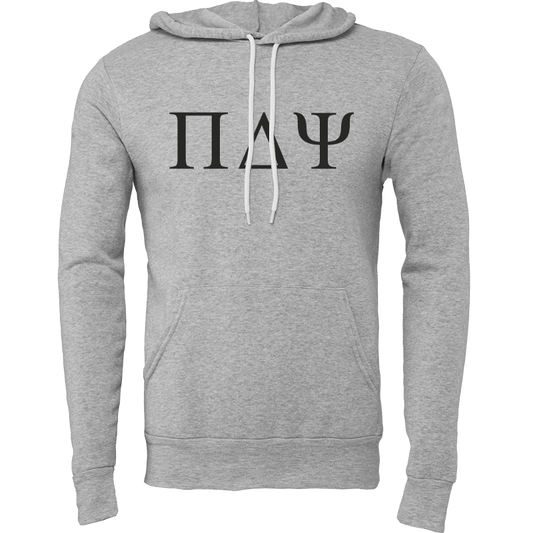 Pi Delta Psi Lettered Hooded Sweatshirts
