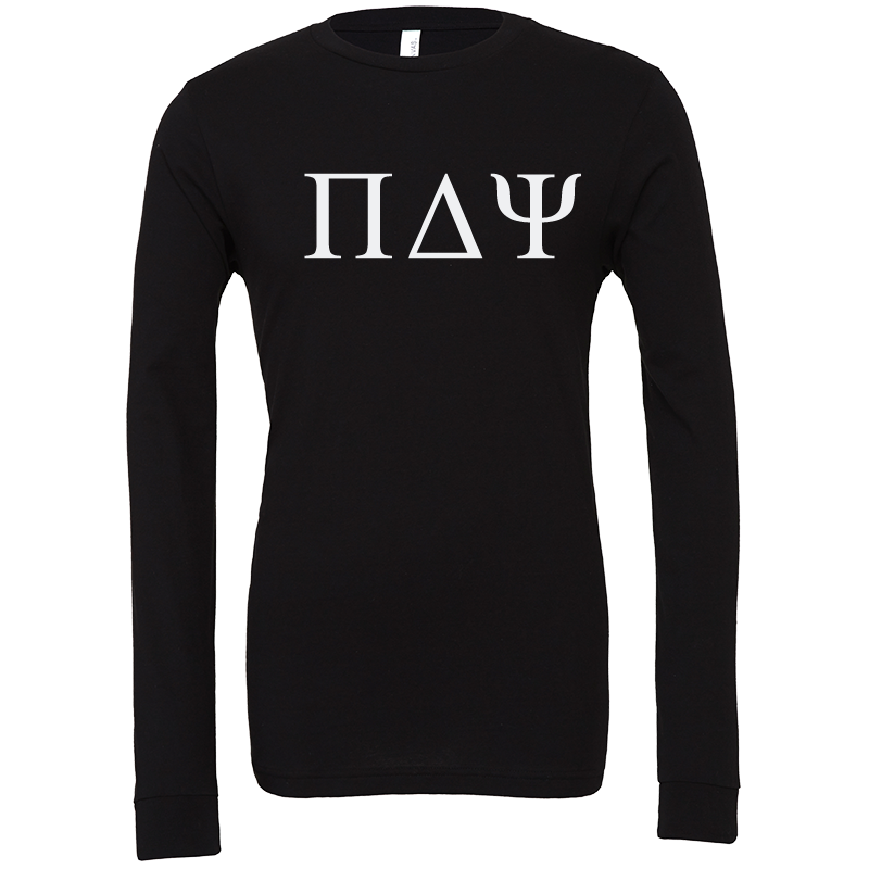Pi Delta Psi Lettered Long Sleeve T-Shirts
