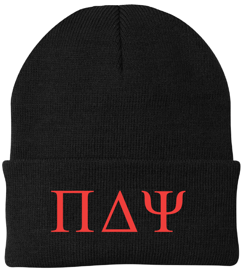 Pi Delta Psi Lettered Beanies