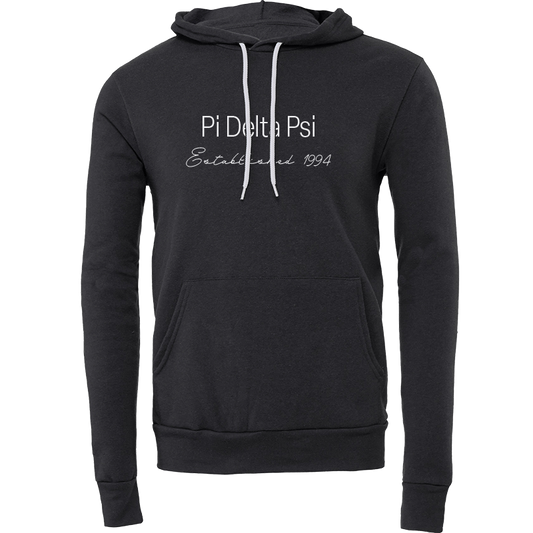 Pi Delta Psi Embroidered Printed Name Hooded Sweatshirts