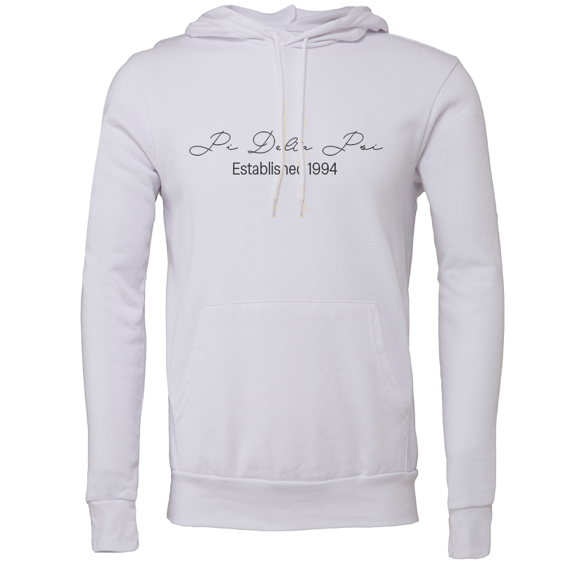 Pi Delta Psi Embroidered Scripted Name Hooded Sweatshirts