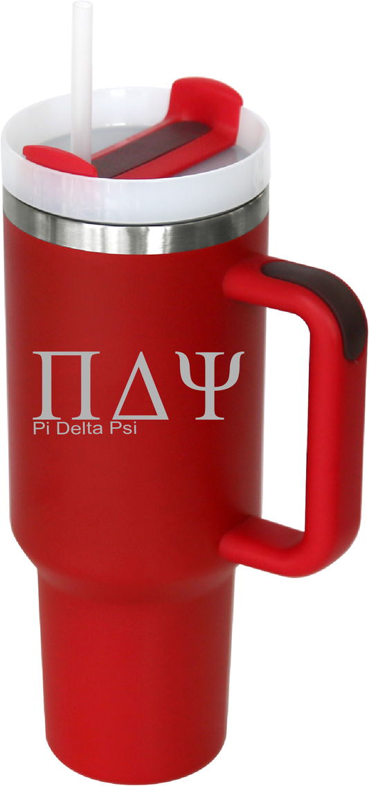 Pi Delta Psi Lettered 40oz Tumblers