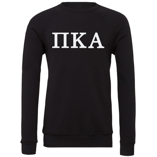Pi Kappa Alpha Lettered Crewneck Sweatshirts
