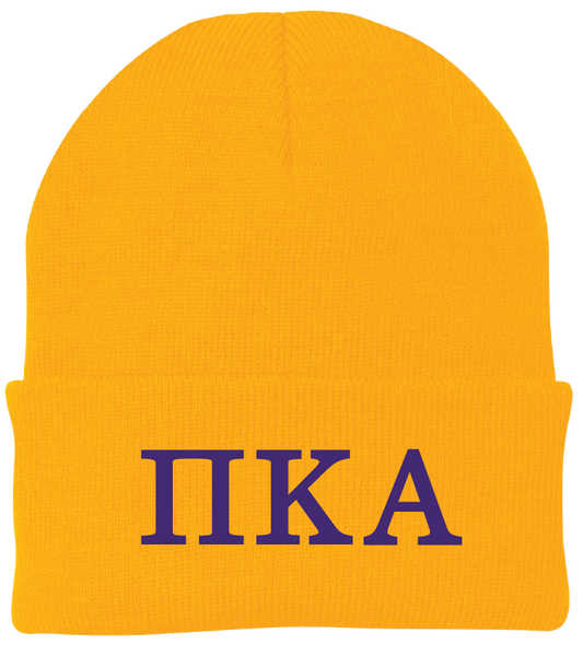 Pi Kappa Alpha Lettered Beanies
