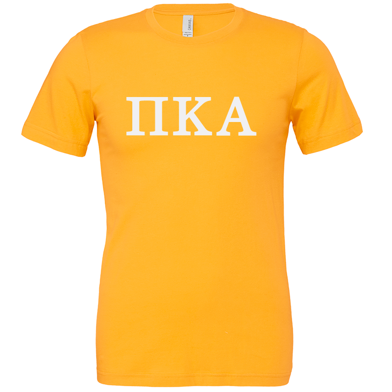 Pi Kappa Alpha Lettered Short Sleeve T-Shirts