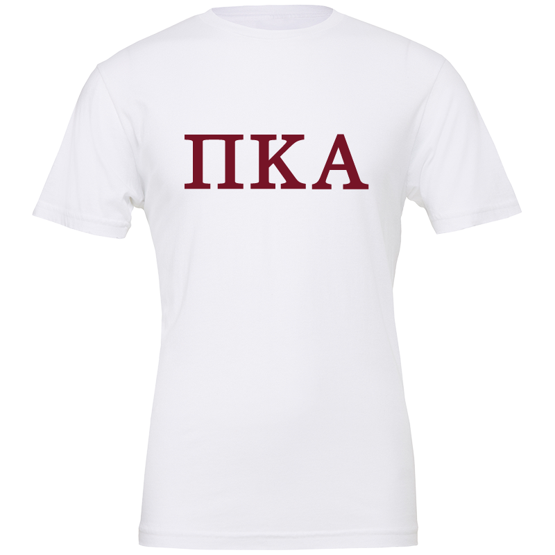 Pi Kappa Alpha Lettered Short Sleeve T-Shirts