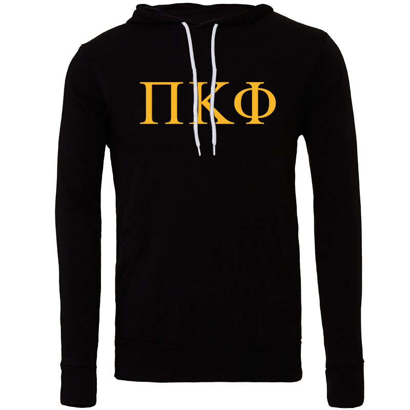 Pi Kappa Phi Lettered Hooded Sweatshirts