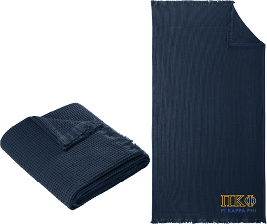 Pi Kappa Phi Letters and Name Blankets