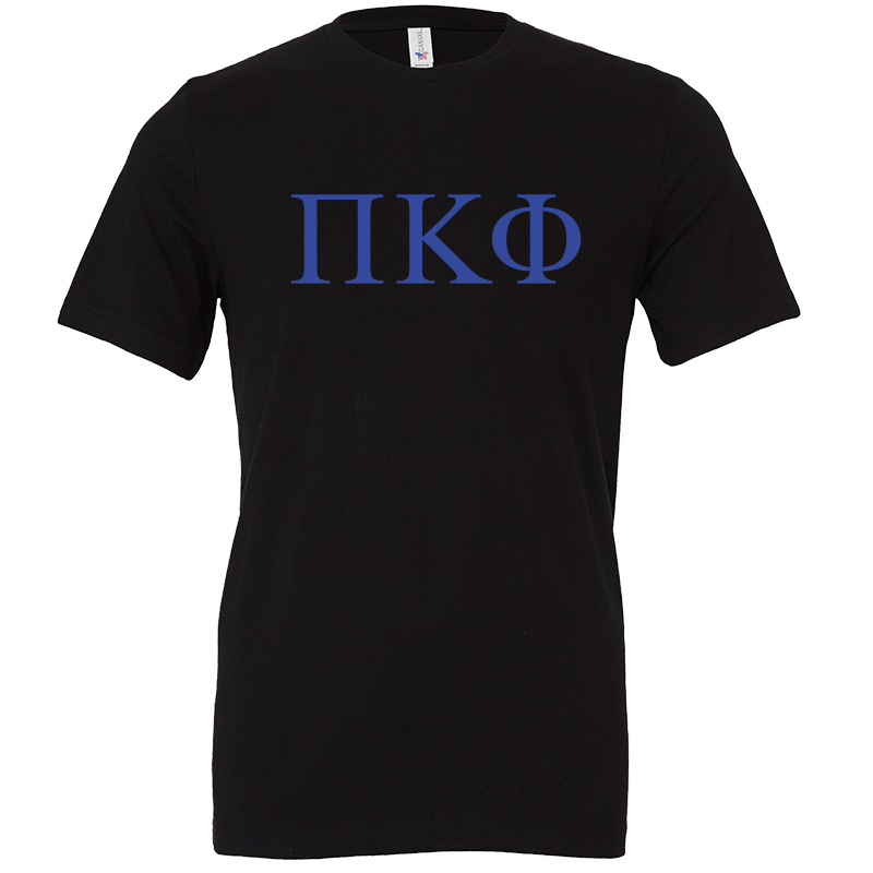 Pi Kappa Phi Lettered Short Sleeve T-Shirts