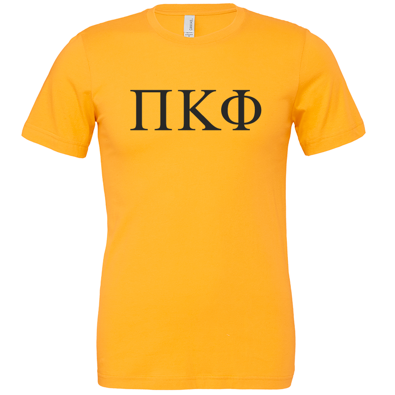Pi Kappa Phi Lettered Short Sleeve T-Shirts