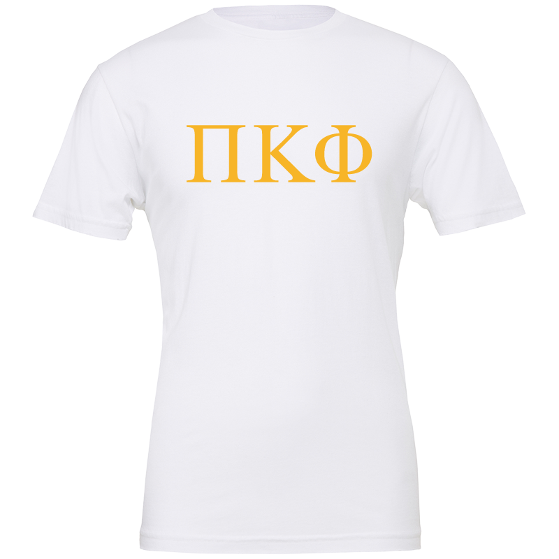 Pi Kappa Phi Lettered Short Sleeve T-Shirts
