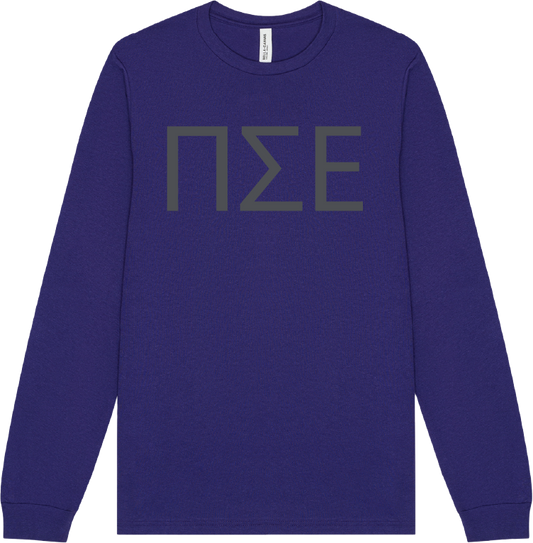 Pi Sigma Epsilon Lettered Long Sleeve T-Shirts