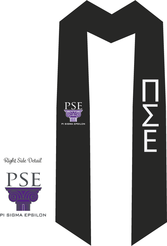 Pi Sigma Epsilon Graduation Stoles