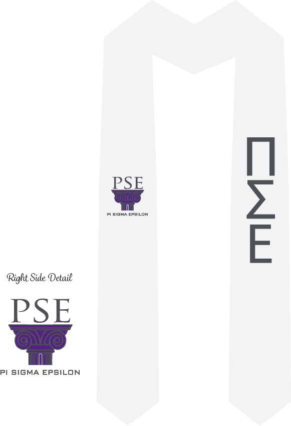 Pi Sigma Epsilon Graduation Stoles