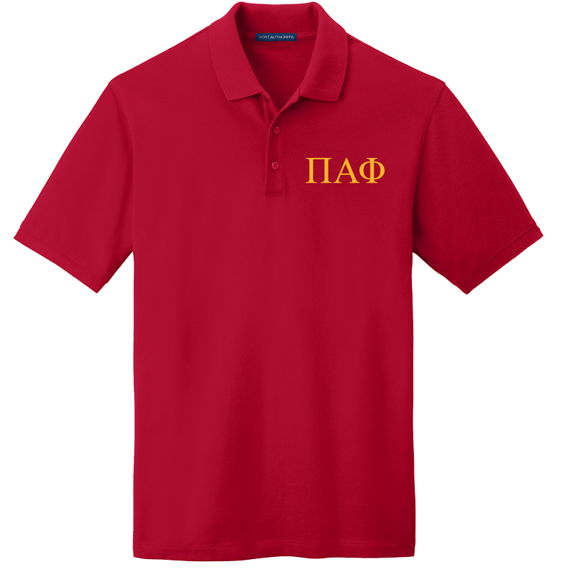 Pi Alpha Phi Men's Embroidered Polo Shirt