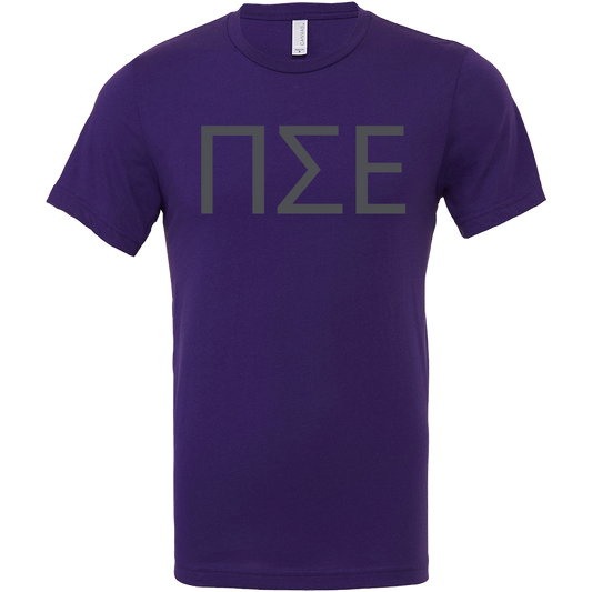 Pi Sigma Epsilon Lettered Short Sleeve T-Shirts