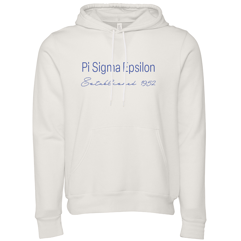 Pi Sigma Epsilon Embroidered Printed Name Hooded Sweatshirts