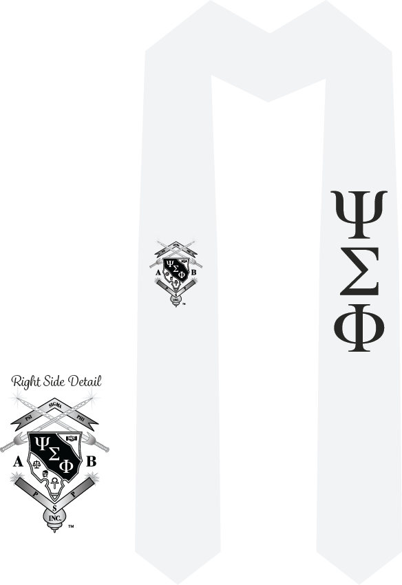 Psi Sigma Phi Graduation Stoles