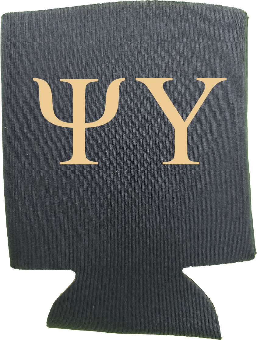 Psi Upsilon Can Coozies