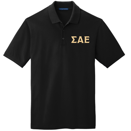 Sigma Alpha Epsilon Men's Embroidered Polo Shirt
