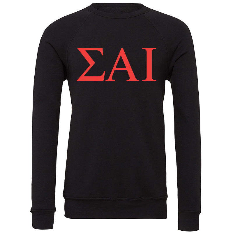 Sigma Alpha Iota Lettered Crewneck Sweatshirts