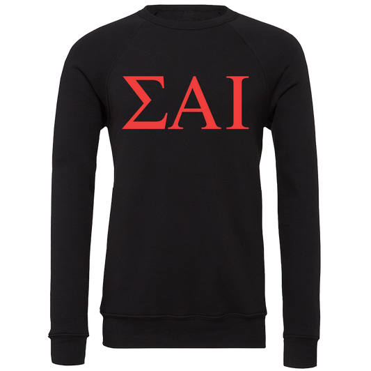 Sigma Alpha Iota Lettered Crewneck Sweatshirts